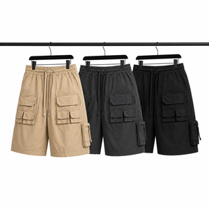 OEM New Style Street Wear High Street <b>Shorts</b> <b>Long</b> Drawstring Elastic FOG Men <b>Cargo</b> <b>Shorts</b> - Product Image 2