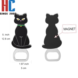 Ouvre-bouteille en forme de chat personnalisé en usine 20 ans Ouvre-bouteille de bière Ouvre-bouteille de dureté animale créative en alliage de zinc - Product Image 2