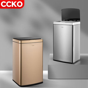 High Quality Hotel Outdoor Factory Large Portable Charging <strong>Metal</strong> Intelligent Dustbin Sensor <strong>Bins</strong> Smart Trash Waste Garbage Cans - Product Image 6