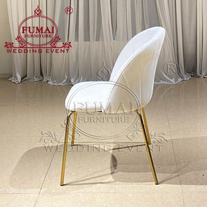 Chaises de salle à manger contemporaines en acier inoxydable doré pour hôtels - Vente en gros - Product Image 6
