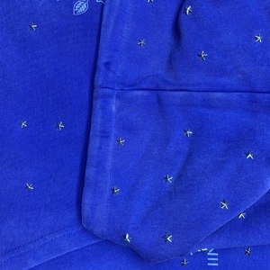 Felpa con Cappuccio da <span class=keywords><strong>Uomo</strong></span> 500gsm 100% Cotone DTG con Rivetti e Strass Stile Streetwear, Vestibilità Ampia, Personalizzabile OEM, Ingrosso - Product Image 3