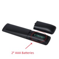 Control Remoto para TV Android de 47 Botones, Color Negro, Calidad Perfecta, Personalizado al por Mayor, con Código de Aprendizaje LCD para Televisores de Marca