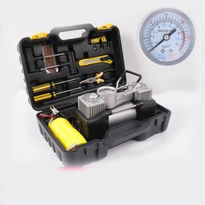 Compresseur d'air portable professionnel haute pression compact et universel 12V robuste pour camping et extérieur - Product Image 1