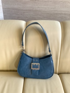Sac à main pour femmes en cuir PU vintage tendance, sac à main de luxe de haute qualité, sac à main de créateur avec fermeture à clé - Product Image 5