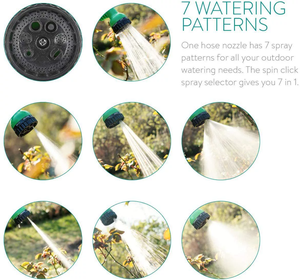 Carrete de manguera de jardín retráctil de alta resistencia de 1/2 pulgada, montado en la pared, con rebobinado automático, base giratoria flexible y goma CNS, ¡el más vendido! - Product Image 6