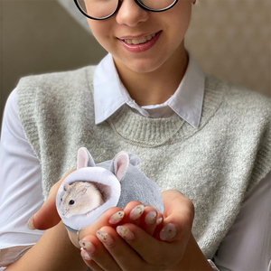 SUREWALHOME Mini letto criceto, caldo <span class=keywords><strong>invernale</strong></span> cuccia per animali nido appeso, borsa ibernazione casa Pet caldo cappotto <span class=keywords><strong>invernale</strong></span> criceto - Product Image 3