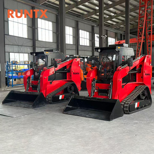 RUNTX 1ton 1000kg 55kw 75hp diesel Crawler Skid Steer <strong>Loader</strong> with 0.5m&sup3; Bucket Capacity - Product Image 3