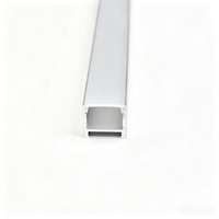 Profilés LED en aluminium magnétique, canaux en aluminium extrudé avec aimant et couvercle rond