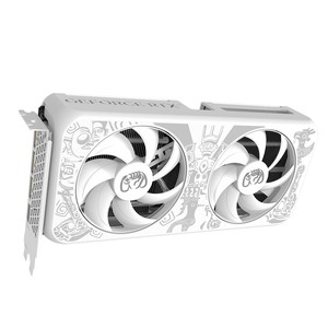 New E-sports Rebel RTX5060 8G White Desktop <b>Computer</b> Independent Graphics Card <b>Fan</b> Cooling for Live - Product Image 3