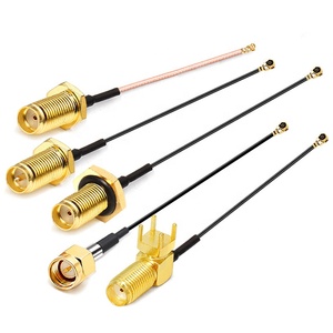 100個20cm <span class=keywords><strong>Sma</strong></span>メスから<span class=keywords><strong>Ufl</strong></span> Ip67防水メスバルクヘッドOリングコネクタからU.Fl <span class=keywords><strong>Ufl</strong></span> RfピグテールエクステンションRFケーブルへ - Product Image 4