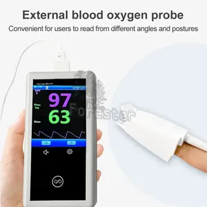 <span class=keywords><strong>Oxymètre</strong></span> <span class=keywords><strong>de</strong></span> <span class=keywords><strong>pouls</strong></span> portable avec écran LCD couleur TFT <span class=keywords><strong>de</strong></span> 2,8 pouces et réduction des artefacts <span class=keywords><strong>de</strong></span> mouvement DSP, équipement pour cliniques vétérinaires - Product Image 3