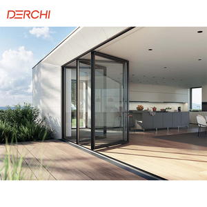 Cửa kính cường lực Bifold nhôm gấp hiên ngoài trời gấp cửa nhôm bão bằng chứng bi gấp cửa - Product Image 6