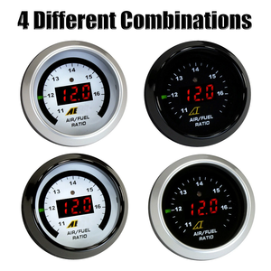 Cho Aem 30-4110 Uego Wideband O2 Không Khí Nhiên Liệu Tỷ Lệ Đo AVR 2 1/16 "52Mm Kit Với Lsu 4.9 0258017025 17025 Cảm Biến Oxy & Sticker - Product Image 4