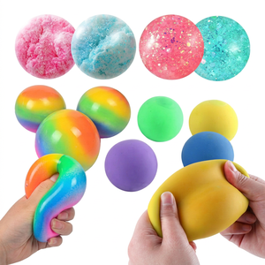 Premium Eco-friendly TPR High Quality CE Certified <b>Squishy</b> Ball for Sensory Play Anti-Stress Customizable Color Promotional Use - Product Image 1