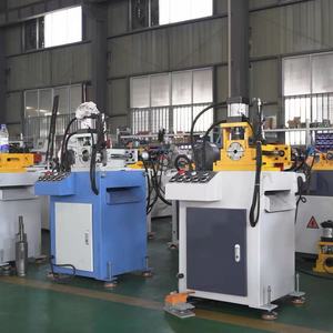 Machine de chanfreinage et d'ébavurage automatique à tête unique pour extrémités de tuyaux, entraînée par moteur, pour barres rondes en acier - Product Image 5