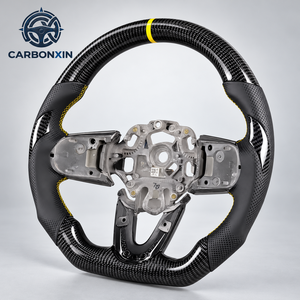 Volante Deportivo Personalizable de Fibra de Carbono y Cuero con Pantalla LED para Mini R56 F55 F56 R50 F57 R57 Cooper S - Product Image 4