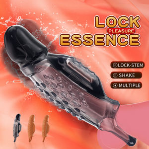 Vibranti Sex Toy manicotto per prolungamento circonferenza glande realistiche <span class=keywords><strong>G</strong></span> <span class=keywords><strong>Spot</strong></span> stimolazione vaginale blocco eiaculazione - Product Image 1