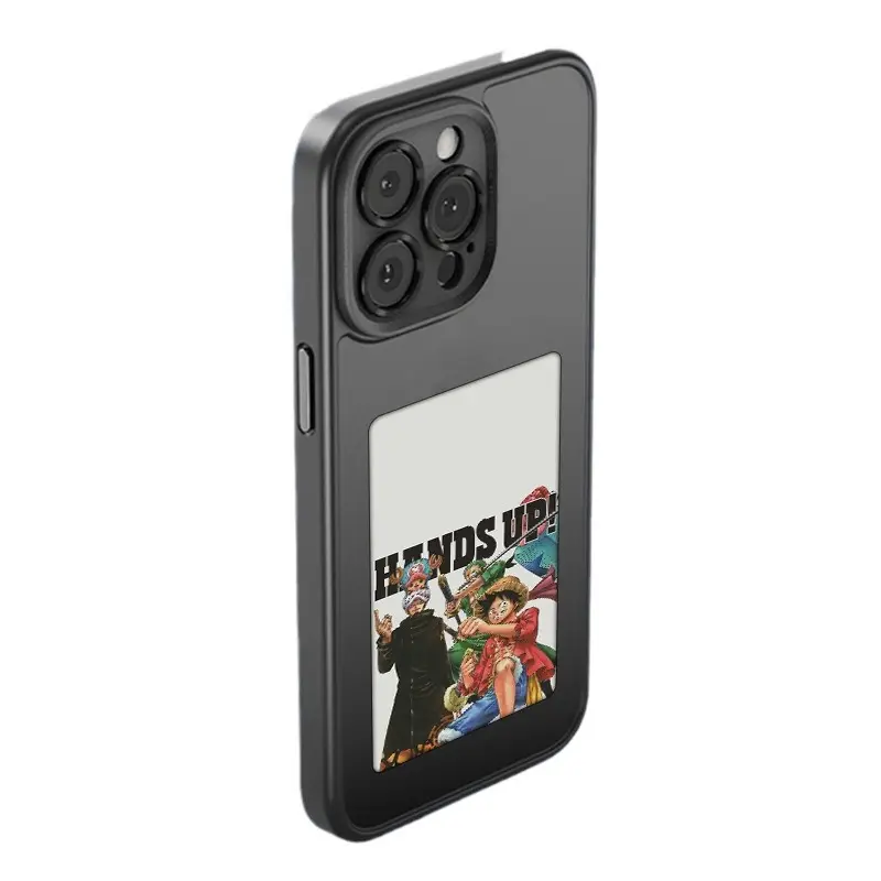 2024 nueva tendencia productos diseñador de lujo accesorios de celda móvil para iPhone case display NFC E Ink cases
