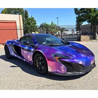 Glitter Blue Purple Premium Car Body Wraps Film