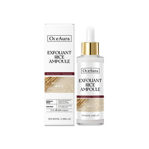 Série de liquides exfoliants à base de riz OceAura pour hommes, anti-rides, éclaircissant, adoucit la peau, nettoie les peaux <span class=keywords><strong>mortes</strong></span>, exfolie, soin du visage - Product Image 5