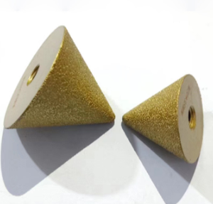 Broca de biselado de diamante de rosca M10 de 38/50mm, rueda de pulido tallada de cono <span class=keywords><strong>para</strong></span> azulejos de porcelana, cortador de recorte - Product Image 2