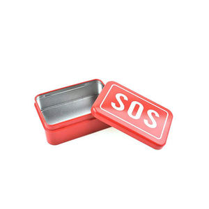 Contenedor de kit de supervivencia, caja de equipo de emergencia para exteriores de acero inoxidable, caja de herramientas de acero inoxidable salvavidas SOS, caja de autoservicio - Product Image 4