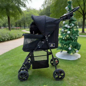 JXB Nuovo Arrivo: Passeggino <span class=keywords><strong>per</strong></span> Animali Domestici Traspirante in Rete con Tetto Panoramico, Carrozzina Pieghevole <span class=keywords><strong>per</strong></span> Cani e Gatti - Product Image 2