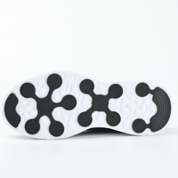 Chaussures de course en maille respirantes pour hommes, décontractées, à lacets, couleur unie, printemps-été, vente en gros directe