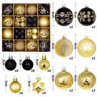 Boules de Noël décoratives rondes à paillettes en gros pour la maison