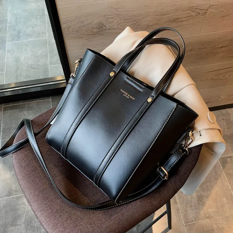 2020 Trendy Fashion Large capacity purse pu leather women shoulder tote hand bag handbags handbags sacs a main femme