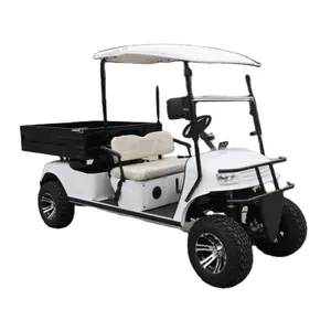 Baterai Kuat atau Gas Dioperasikan Layanan Utilitas Golf Cart/Pertanian Utilitas Keranjang dengan Tugas Berat dan Off Road Ban