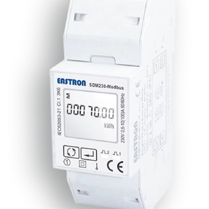 En Stock: Medidor de kWh Monofásico Deye <span class=keywords><strong>Eastron</strong></span> <span class=keywords><strong>SDM230</strong></span> 100A Modbus RTU, Sistema de Exportación Cero PV, Entrega Rápida - Product Image 1