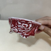 Pot à bonsaï Yixing Offre Spéciale fait main sculpté avec motif de dragon et forme octogonale