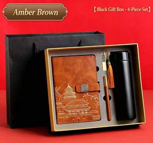 Set de Regalo de Cuaderno, Vaso y Bolígrafo con Diseño Cultural Negro para Regalos Corporativos Ejecutivos y Suministros Empresariales al por Mayor - Product Image 2