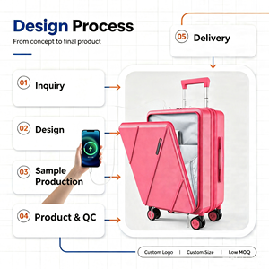 Maletas de Mano Ligeras de 20 Pulgadas G4 de Diseño Personalizado, Específicamente Diseñadas para Viajes de Negocios - Product Image 5