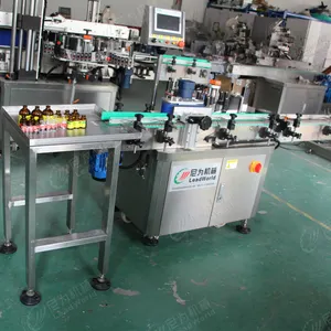 Full Automatic Sticker Adhesive Round Bottle Labelling Printing Machine Labeller Sleeve Pet Glass Round Bottle Labeling Machine