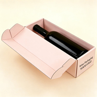 Cajas de Embalaje de Cartón Corrugado Personalizadas para Licores, Botellas de Champán, Whisky y Vino, Caja de Envío de Papel para Perfumes, Caja de Cartón para Vidrio