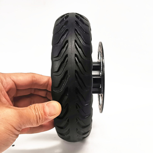 Roue solide à frein à disque de 8 pouces, plaque de frein à disque 200x50, assemblage de 110 mm, <span class=keywords><strong>pneu</strong></span> solide en nid d'abeille - Product Image 5