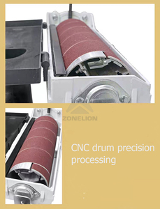 Machine à poncer le bois polisseuse à bande large ponceuse à tambour machine à bois - Product Image 3