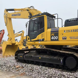 รถขุดตีนตะขาบ Komatsu PC400 มือสอง ปี 2024 น้ำหนัก 38 ตัน นำเข้าจากญี่ปุ่น พร้อมเครื่องยนต์ Cummins ปั๊ม และเกียร์ สำหรับงานเหมือง - Product Image 1