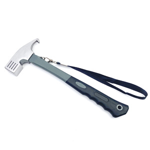 Martillo de Camping YTH Resistente con Removedor de Estacas para Tienda de Campaña, Martillo de Acero para Tienda de Campaña con Mango Recubierto de Goma y Correa de Sujeción - Product Image 3