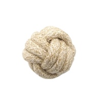Multi Set Corde de Chanvre Naturel Gris Écologique Jouet Interactif pour Chien Durable Corde en Coton Chanvre Jouet pour Chien