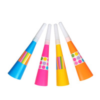 Cornes en papier pour fête d'enfants, sifflets, fournitures de fête pour bébé, prix d'usine EASTTERN
