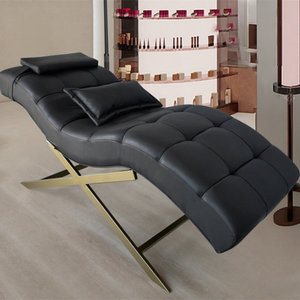 Z Luxury Modern PU Curved Eyelash Bed for Beauty Salon Hotel & Outdoor Use-Multi-functional Spa Massage Bed - Product Image 1
