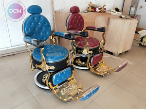 Barbería peluquería equipo clásico vintage hombres sillas de peluquería Silla de peluquero para la Venta usado - Product Image 4