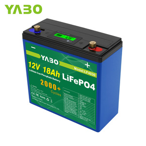 UPS แบบชาร์จไฟได้เองลิเธียม Lifepo4 Liion 12V 18Ah แบตเตอรี่ Lifepo4เซลล์ปริซึม - Product Image 2