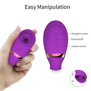 Edamame-förmiger Persönlicher Massagestab für Frauen mit Mehreren Vibrationsmodi G-Punkt-Stimulation & Saugfunktion Klitoris-Vibrator - Product Image 6