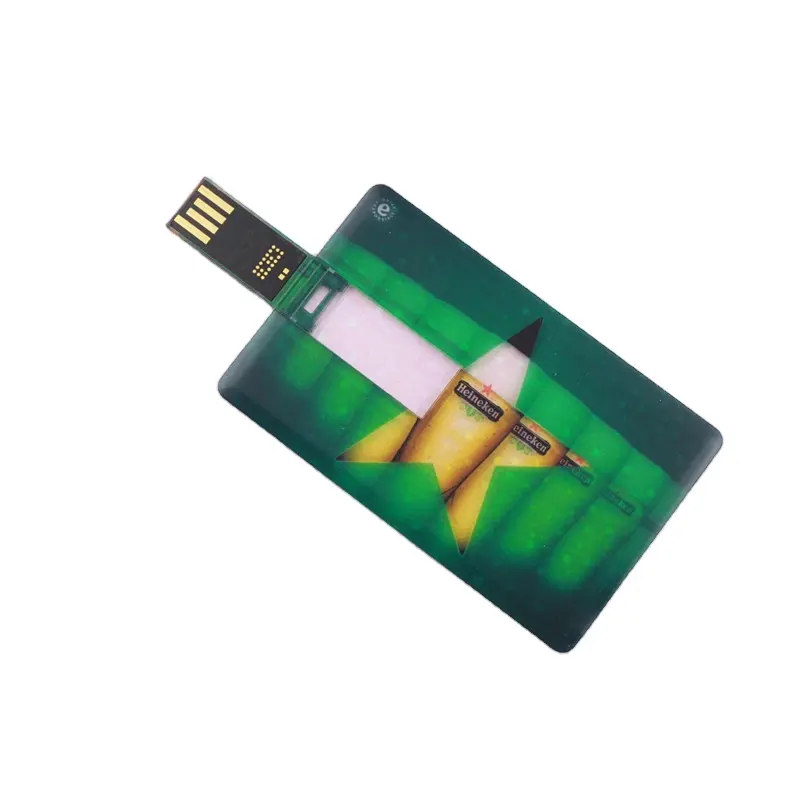 2GB 8GB 16GB 32GB Wafer Music Business Card USB Flash Drive Credit Card USB with Colorful Logo Print