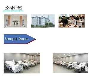 <span class=keywords><strong>Lit</strong></span> médical manuel à 1 fonction, <span class=keywords><strong>lit</strong></span> d'hôpital réglable avec matelas, barrières et support pour perfusion intraveineuse - Product Image 6