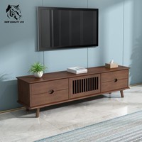 Mueble para TV de Madera Ecológico Moderno, Estilo Rústico, Listo para Enviar, Personalizable, de Bajo Precio y Fabricación Directa de Fábrica, para Hogar u Hotel
